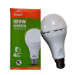 D. Light | Bright Rechargeable Emergency Inverter LED Bulb 9 W| Cool White | B 22| Long Life| 4 Hours Battery Life | Instant Power Backup | Auto charge| BMS for Battery Protection | Suitable for Medium Size room | 2 Years Warranty