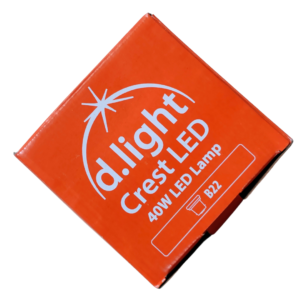 D. Light | Bright LED Lamp 40W| Cool White | B 22| Energy Efficient | Instant On | Suitable for Medium Size room, Indoor | 6500 Kelvin | 2 Years Warranty | Pack of 1